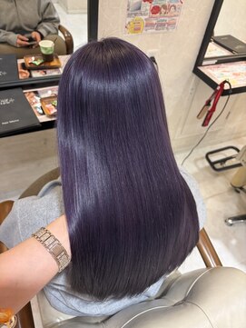 ヘアーメイク ブランニュー 東生駒店(hair make Brand new) 艶髪ラベンダーカラー
