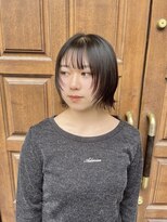 美容室ポール 西葛西店(PAUL)&nbsp;20代30代40代50代レイヤーボブ/ダークグレージュ