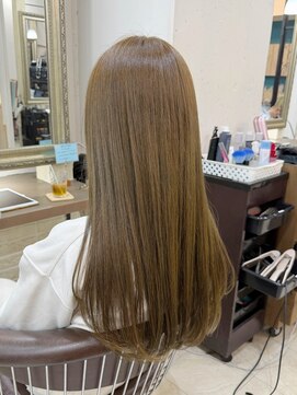 ヘアーアンドメイク シークタチカワ 立川店(Hair&Make Seek) 【古澤】ブリーチなしオリーブベージュ