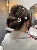 お呼ばれヘアセット