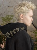 ノラ シブヤ(NORA)&nbsp;外国人風金髪刈り上げないスパイキーショートアクティブショート