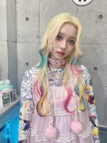 インク 渋谷(INK.)&nbsp;ミルクティーブロンドニュアンスウルフワンホンレイヤー渋谷