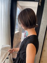 エインアンリー 明治神宮前(AIN.ANLY.)&nbsp;ボブ毛先パーマ、ワンカールパーマ、外はねパーマ、くびれパーマ