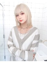 フウ(fuh) ホワイト/ダブルカラー/ハイパーケアブリーチダブルカラー/