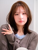 キネン バイ ツリー 宇都宮(kinen by tree)&nbsp;エフォートレスミディアムレイヤーミルクティーベージュ艶