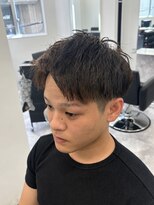ノイセルヘアー(Noisyle Men's hair)&nbsp;ニュアンスパーマ/ニュアンスウルフ/ダウンバング/梅田/メンズ