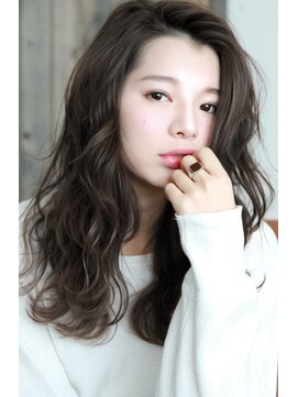 チョビー(Chobii) [chobii]991ゆるふわロング☆モテ髪パーマ☆フリンジバング栗原