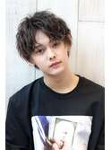 コンマヘア かき上げヘア センターパートマッシュ 韓国 束感