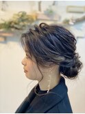 結婚式お呼ばれルーズアップ