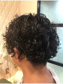 無造作スパイラルヘアー