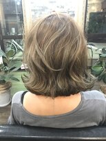 ライフ 忍ケ丘店(Lyfe)&nbsp;アッシュグラデーションボブ_グレージュカラー_259