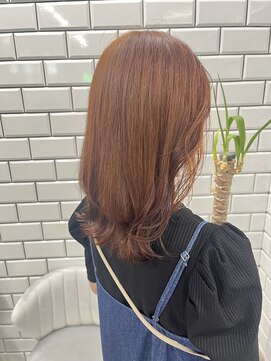 ネウィ 赤羽(newi) ”ブリーチなし"のオレンジブラウン!