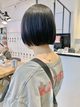 ゼスト パーク(ZEST PARK) ボブ 切りっぱなしボブ ダークグレー 学割U24 吉祥寺 《宮坂》