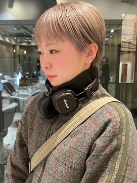 エムスラッシュ 表参道(M.SLASH) 表参道/ミルクティーアッシュ/メンズライク/マニッシュショート