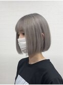 ピンクベージュ/インナーグレージュ/マチルダボブ/前髪【稲毛】