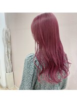 ループ(LOOP)&nbsp;韓国ヘア/ロングヘア/ピンク系カラー