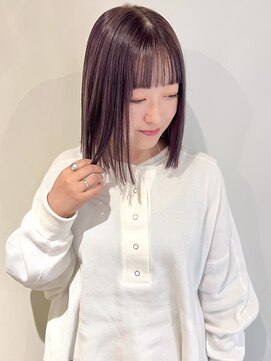 エト 梅田(eto) ピンクラベンダーボブ