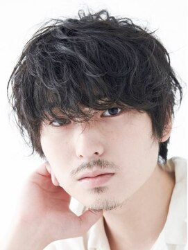 オーシャントーキョー ホワイト 原宿(OCEAN TOKYO WHITE) メンズショート　スパイラルパーマ