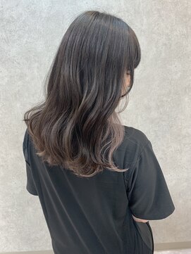 エニル(enil) ＊ラベンダーベージュインナー×セミロング