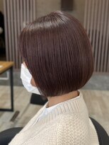 アトリエコア(Atelier Coa)&nbsp;ショートカット前下がりボブショートボブグレージュカラー