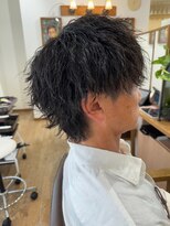 ナチュラルヴィーノ(Natural vino) ツイストスパイラルツーブロックメンズミニウルフ
