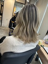 ラフ 難波店(LAFF) #黒髪#ボブルフ#ネビージュ#小顔#ワンレン