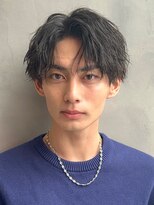 センターパート/ルーズツイストスパイラル