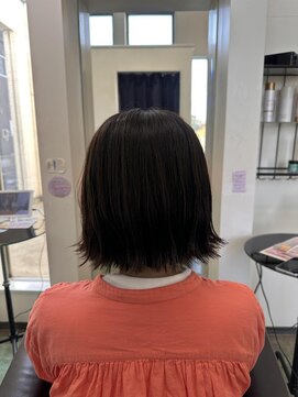 ミューコロル(mieux color) 切りっぱなしボブ