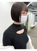 【kaN.】タッセルボブ×グレージュ×艶ボブ