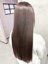 ルノン(LUNON) ホワイトグレージュミニウルフチェリーブラウンデジタルパーマ