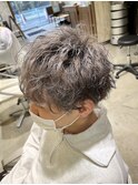 ★アディクシーカラー★メンズシルバーベージュ【北川】