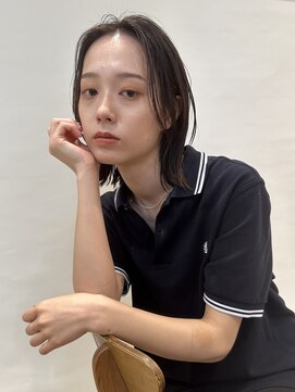トリッカ 銀座(tricca) 暗髪カラー/髪質改善/外ハネボブ