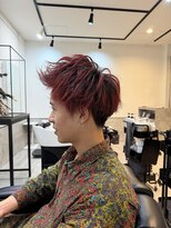 アルトラ(ALTLA)&nbsp;レッドカラー×メンズカット