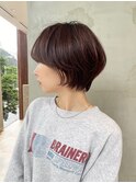 艶感カラーくびれショートボブ白金台目黒
