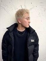 ヘアサロン エフ 渋谷(F)&nbsp;抜きっぱなしブリーチ×スパイキーショート