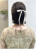 ボブ/カチモリ/ヘアセット/ヘアアレンジ