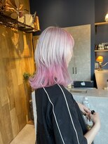 リノショアーズ 日本大通り店(RINOSHORES)&nbsp;トリプルカラー/ホワイト×ホワイトピンクインナーカラー