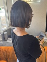 ヌル ヘア デザイン(nullus hair desigh)&nbsp;【nullus】切りっぱなしボブ×透け感カラー