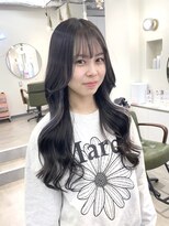 hyon myon/RISEbyREVO 綾瀬店【ヒョンミョン】&nbsp;ハッシュカット/デザインカラー/グレージュ[綾瀬駅/韓国ヘア]