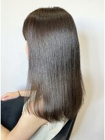 エルプラスヘアー 平尾店(L+hair)&nbsp;グレージュダブルカラー透明感似合わせカラーくすみ夏カラー