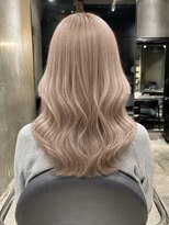 エノア 青山(ENORE)&nbsp;ホワイトミルクティーベージュ ケアブリーチ透明感ハイトーン