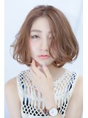 大人のゆるふわボブ