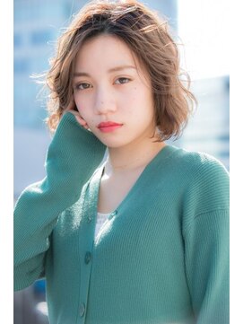 ミンクス 原宿店(MINX) ゆるふわ×ワンレンボブ