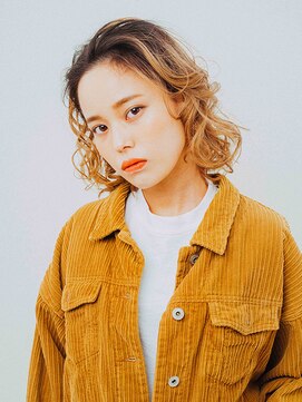 イングローブ ベイシア大原店(Ingrove) 外国人風ミディアムスパイラルカール