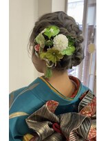 アロマ アンド アイボリー(Aroma&ivory) ユルフワねじりアップ