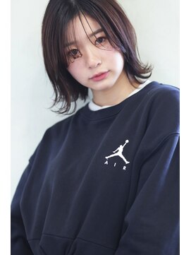 アンクー(Ankh) 【Ankh 】シースルーバング×くびれミディ#フェザーバング#ボブ