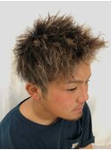 ハイライトショート/ブリーチデザイン/20代30代40代