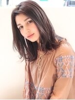 アグ ヘアー カフカ 富田林店(Agu hair kafka)&nbsp;《Agu hair》髪が綺麗に見える、しっとり質感セミディ