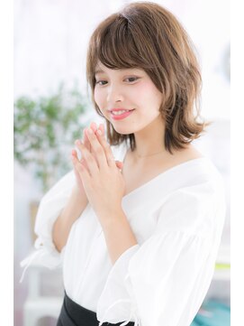 ミック ヘアアンドビューティー 大山店(miq  Hair&Beauty) くびれカール前髪パーマ外国人風女っぽネオウルフa1