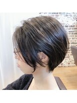 グラスヘア(Grous hair) 30代40代50代/大人かっこいい耳かけショート【Grous hair】